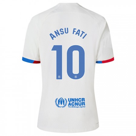 Maillot Foot FC Barcelone Ansu Fati 10 Exterieur 2023-24